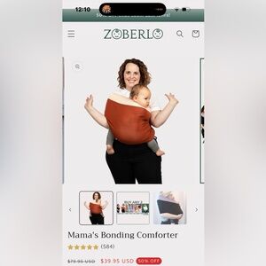 Zoberlo Mama's Bonding Comforter